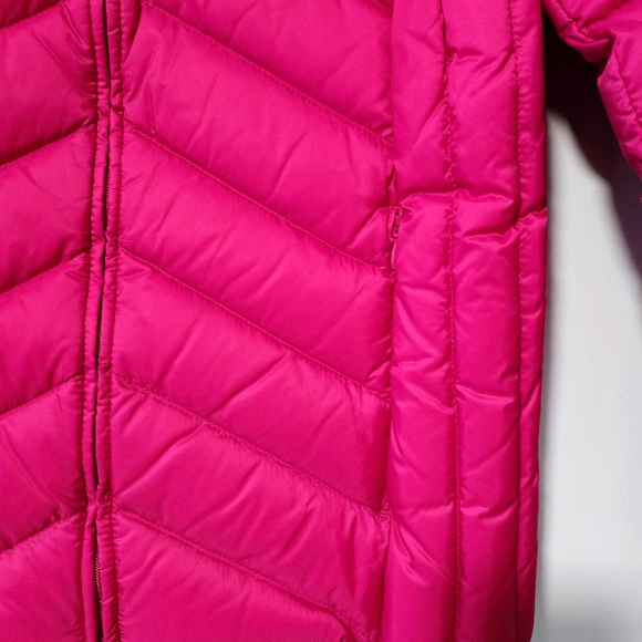 NWT Talbots Women's Size S High Neck Hot Pink Lightweight Quilted Puffer Jacket - Picture 5 of 15